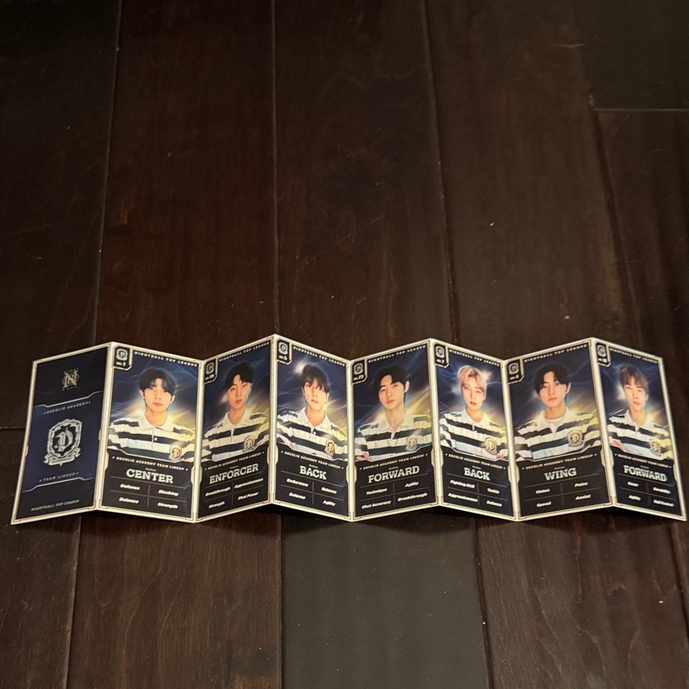 K-pop group Enhypen Dark moon album photo cords